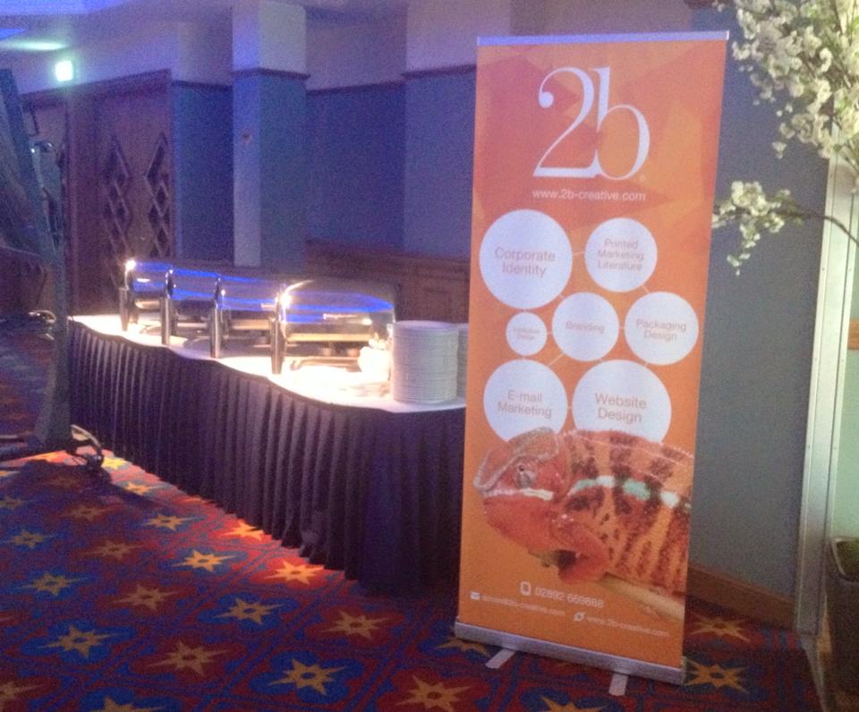 All set up for sponsoring tomorrow's Universal Business Team conference, in the ...